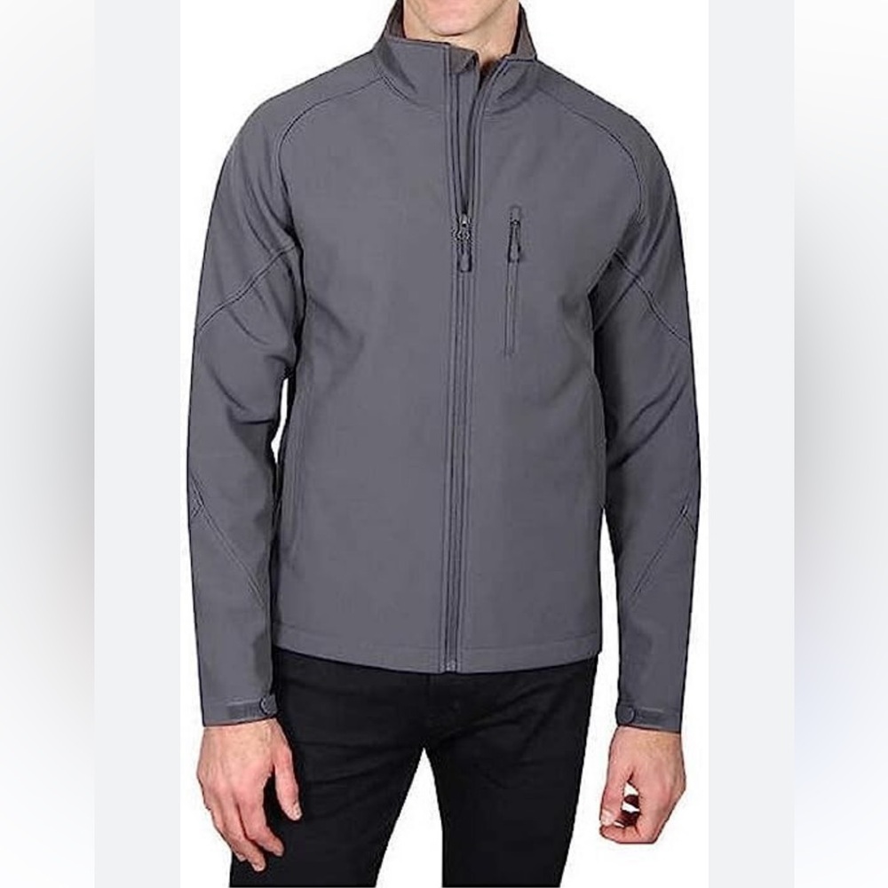 Kirkland Signature Men's Green Softshell Jacket